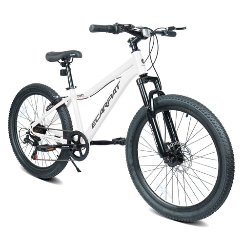 24" Youth Mountain Bike | 7-Speed, Front Disc Brake, Suspension & Alloy Rims