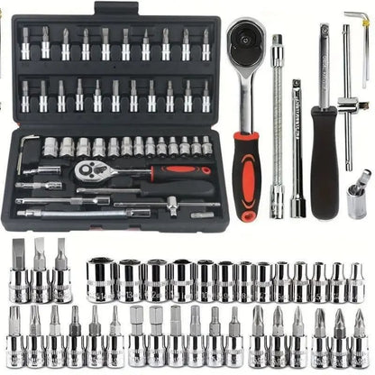Dailyardtool¬Æ 46Pcs Car Repair Machinery Tools Set