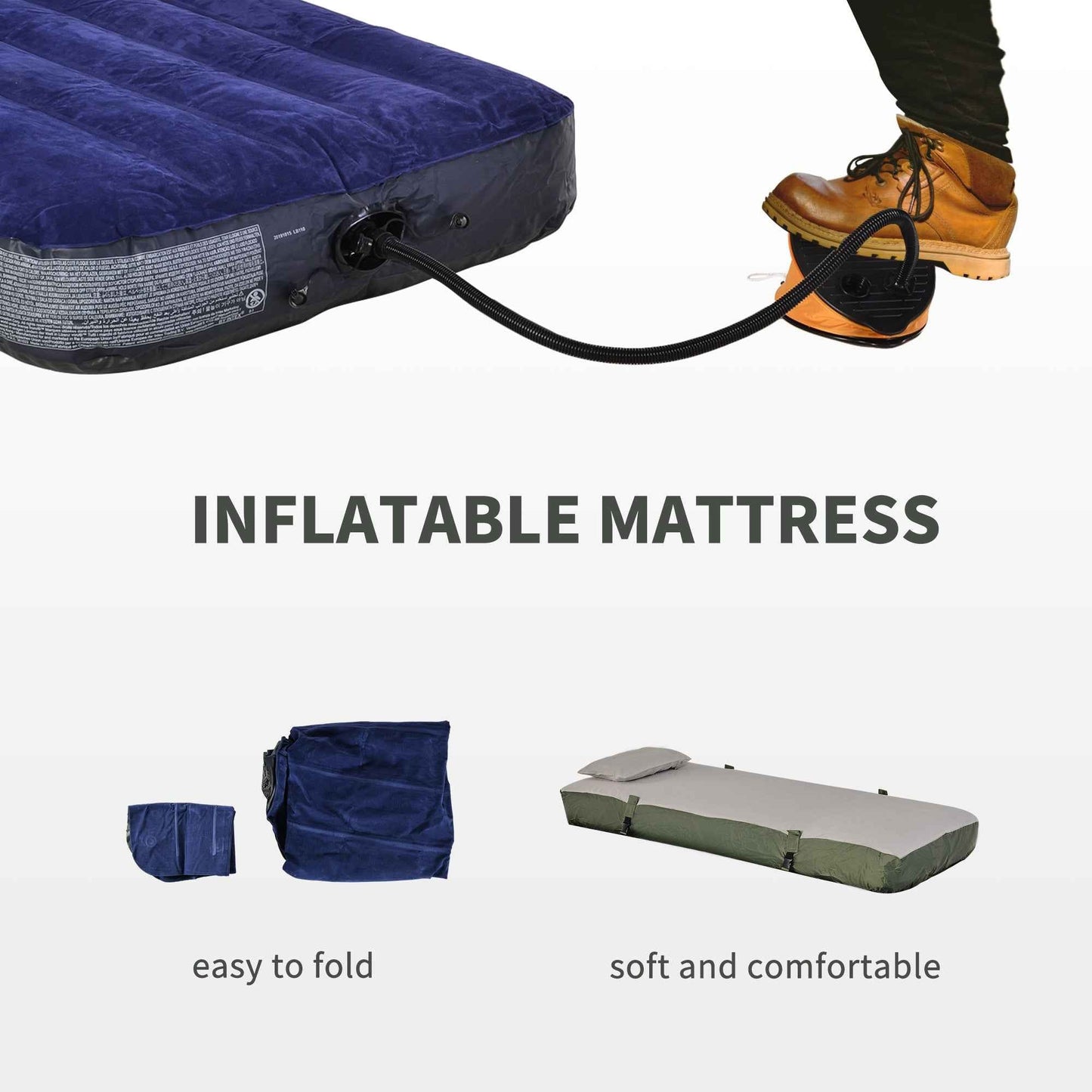 All-in-One Camping Cot Tent Combo – Elevated Sleeping Cot with Built-In Tent