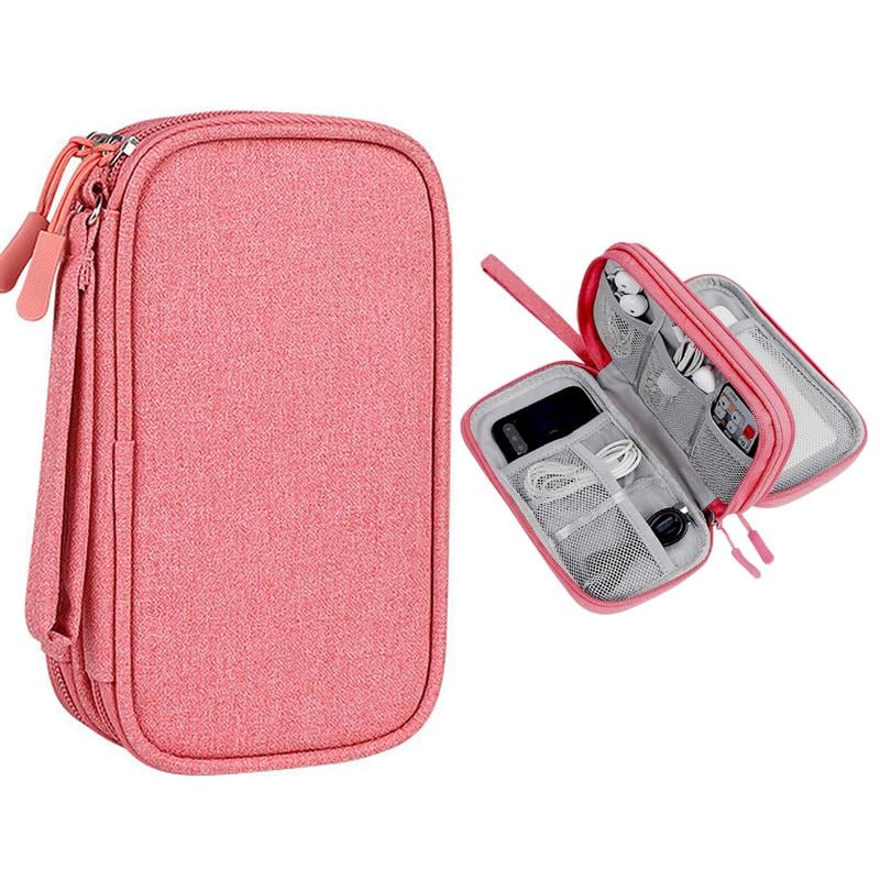 üî•Travel Cable Organizer Pouch, Double Layers All-in-One Storage Bag for Cord