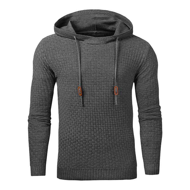Men's Pullover Hoodie Sweatshirt – 9 Colors, Sizes S–3XL, Cotton Blend