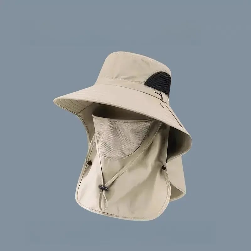 üåûSpring/Summer Fisherman's Hat Detachable Outdoor Sun-Protective Face CoveringüèïÔ∏è (Adjustable & Lightweight Comfort & Unisex Fit)