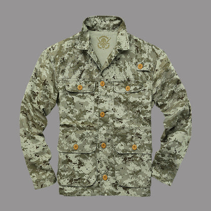 Men's Cotton Camouflage Jacket – Hunting & Outdoor Outerwear