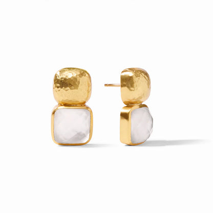 Catalina earring- iridescent clear