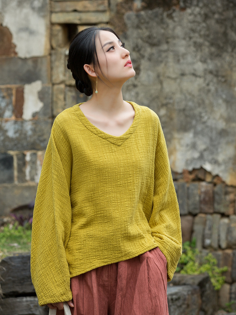 Stylish Women's Vintage Summer Loose Top | Eva Trens