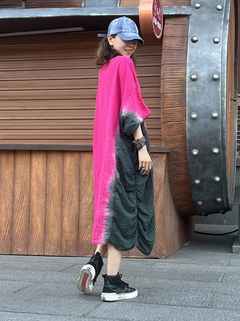Women's Pocket And Stylish Back A-Line Dress