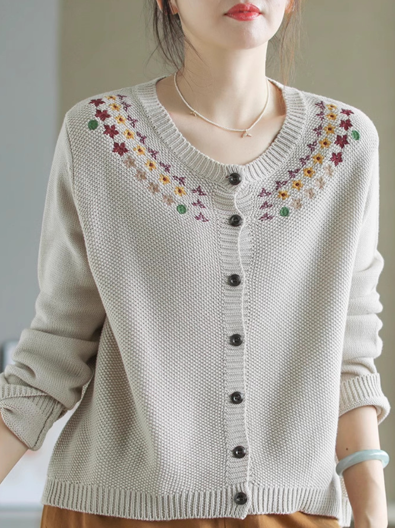 Classic Women's Soft Crew Neck Sweater | Eva Trends