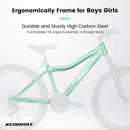 Mountain Bike for Men, Women & Teens | 21-Speed, Dual V-Brakes & Front Suspension