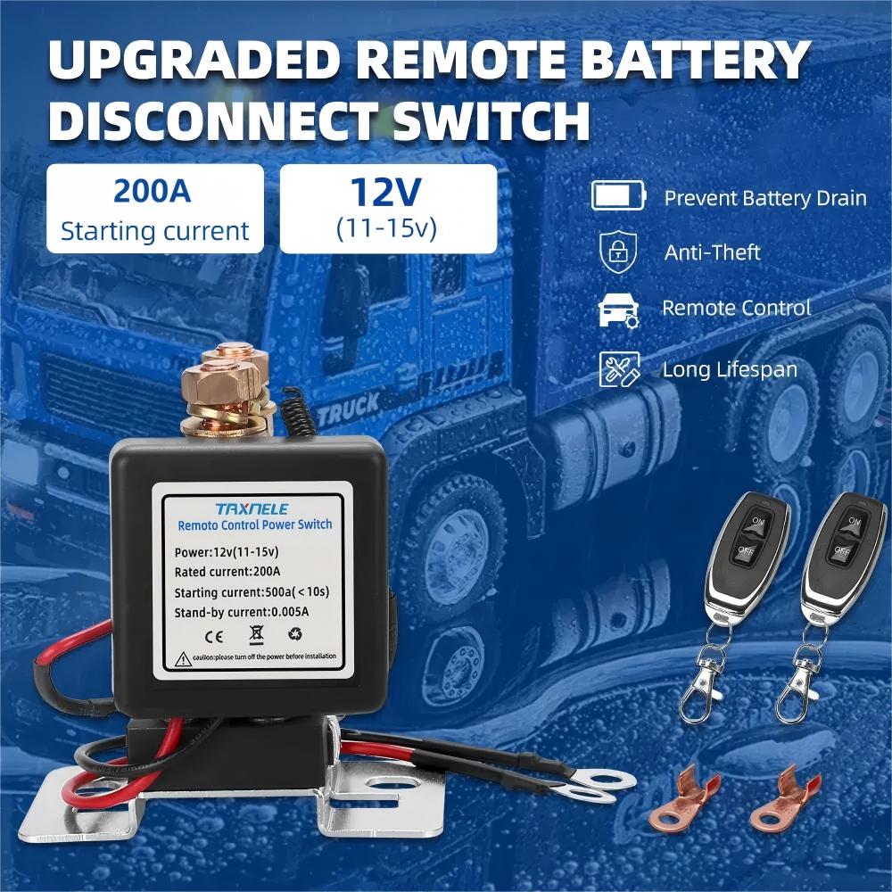 Dailyardtool¬Æ WIRELESS REMOTE CONTROL BATTERY RELAY SWITCH