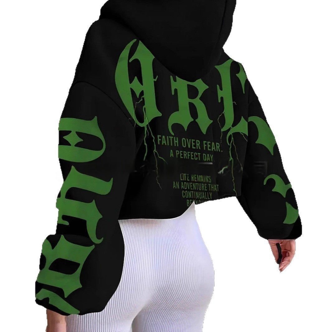 Women's 3D Print Artistic Hoodie Cardigan – Casual Graphic Hoodie