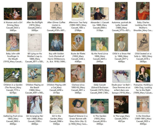 92 Painting Images by Mary Cassatt American, 1844-1926 - Tibetan Buddhist thangka, front view
