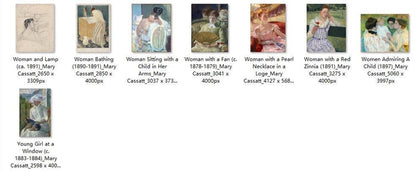 92 Painting Images by Mary Cassatt American, 1844-1926 - Tibetan Buddhist thangka, view 4