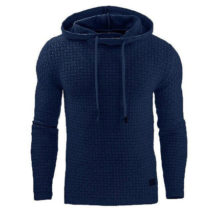Men's Pullover Hoodie Sweatshirt – 9 Colors, Sizes S–3XL, Cotton Blend