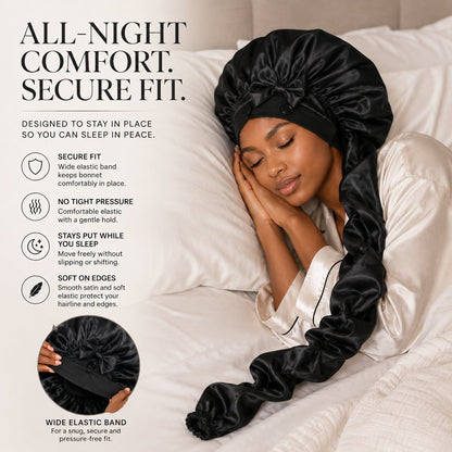 BUY 1 GET 1 FREEüî• Silk Bonnet for Long Curly Hair