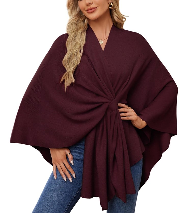 üî•Elegant Shawl Wraps Soft Open Front Poncho Shawl Wraps