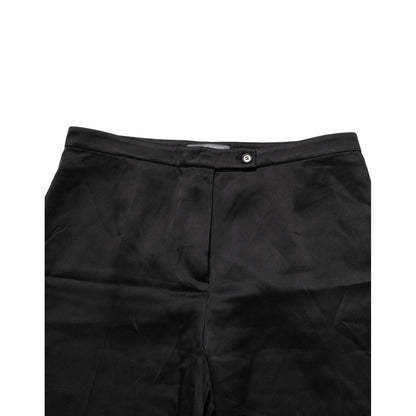 Alberta Ferretti Black HighWaist WideLeg Women Trouser Pants