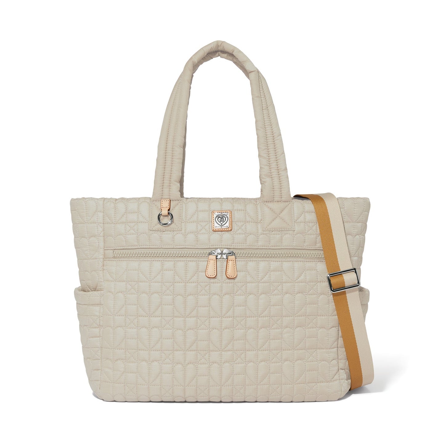 Buff heart Amara Lg tote