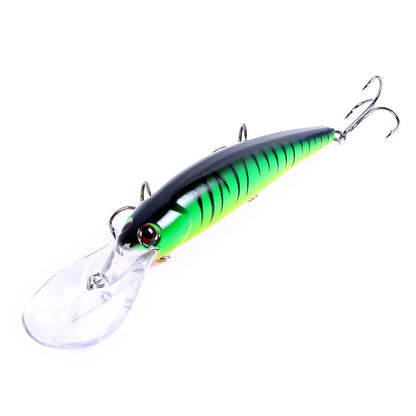 Deep Diving Minnow Wobbler Lure – 16.5cm, 21g, 2.5-4.5m Depth, Bass Pike Perch, 3 Colors