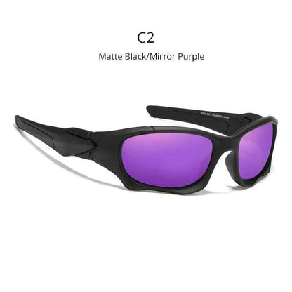 KDEAM Brand Strong Arm Men's Sunglasses Polarized Driving Shield Sun Glasses Men and Women Sports Goggles oculos de sol