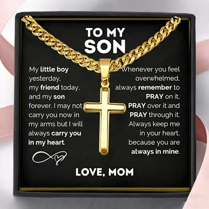‚ûïMen's Stainless Steel Cross Pendant Necklace