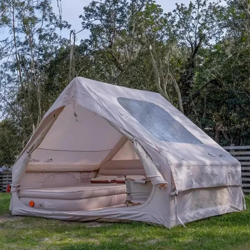 Fully Automatic Inflatable Camping Tent – 6.3m, Waterproof Oxford, Electric or Pump Inflation