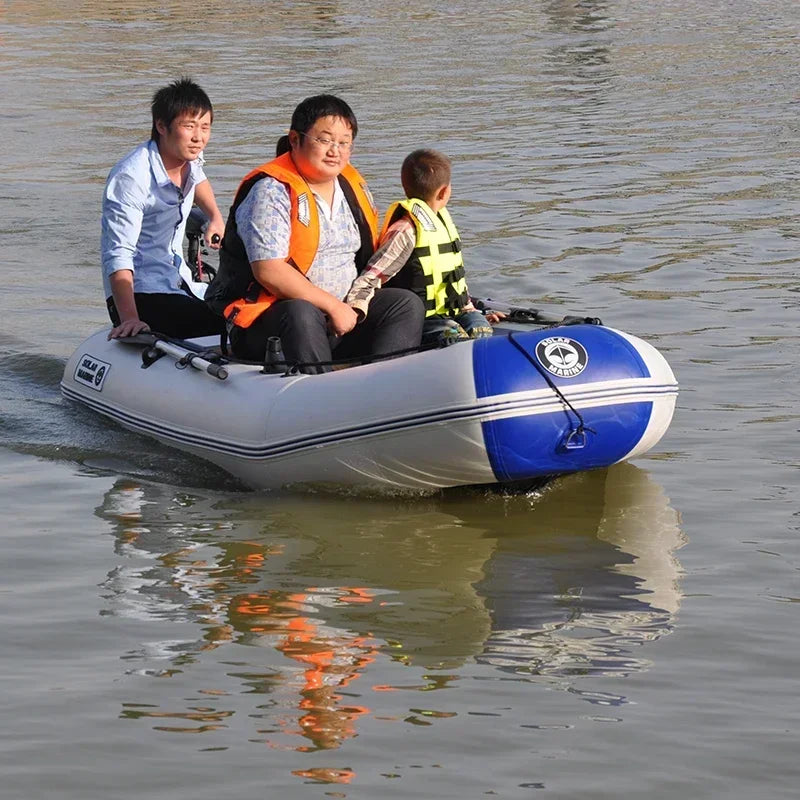 Wear-Resistant Inflatable Fishing Kayak – PVC Rowing Dinghy, 1–5 Persons (175–260cm)