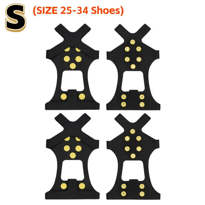 Ice & Snow Traction Cleats – Anti-Slip Crampon Spikes for Boots, Hiking & Winter Sports