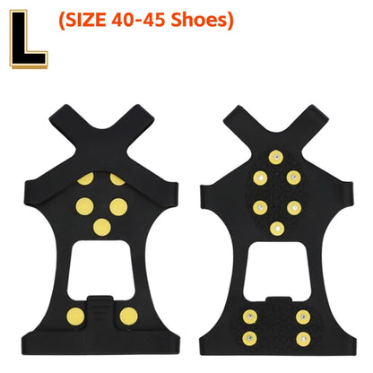 Ice & Snow Traction Cleats – Anti-Slip Crampon Spikes for Boots, Hiking & Winter Sports