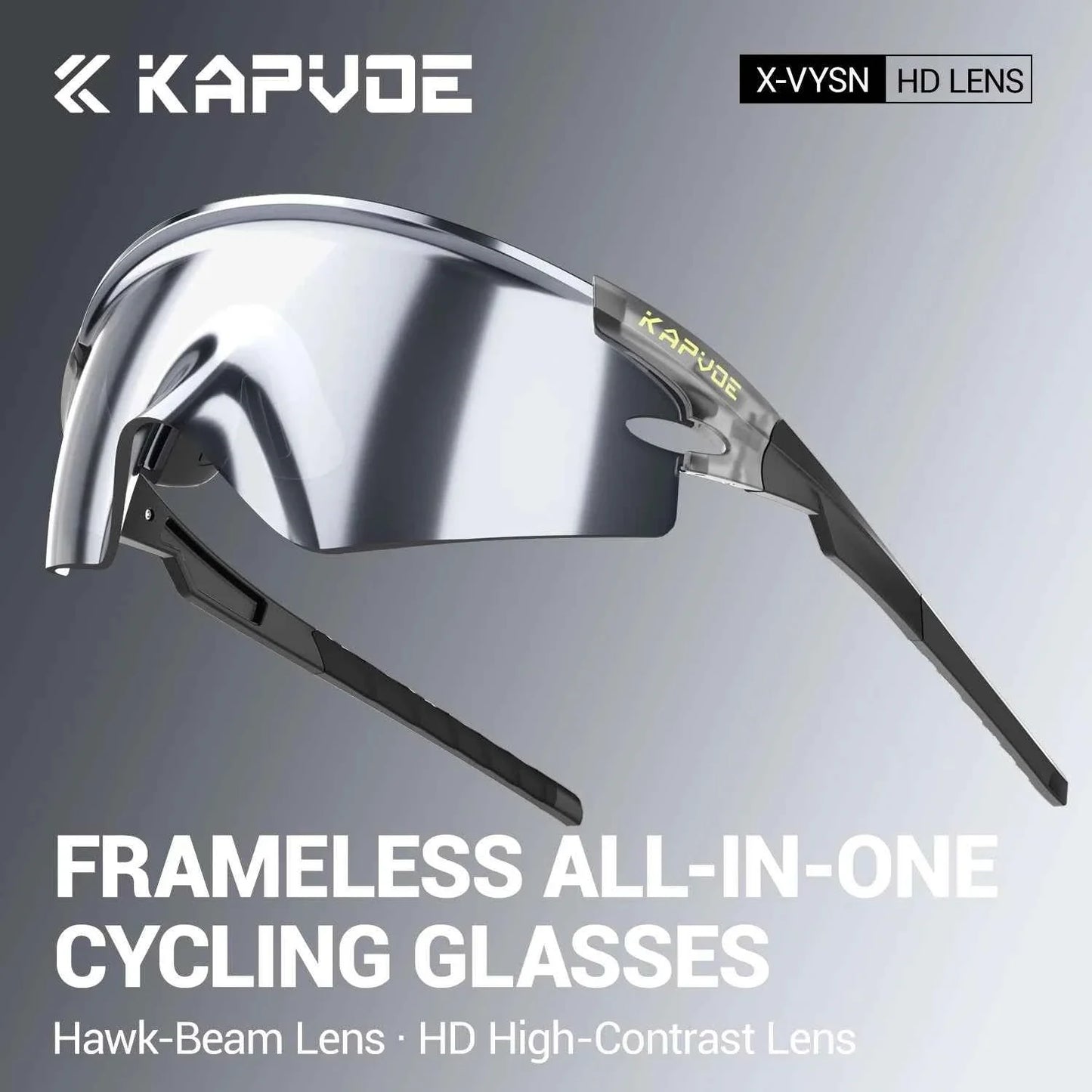 Kapvoe Man Cycling Glasses Sports Sunglasses Road Bike Mountain Bicycle Cycle Glasses Riding Goggle Sports Eyewear for Women 2026