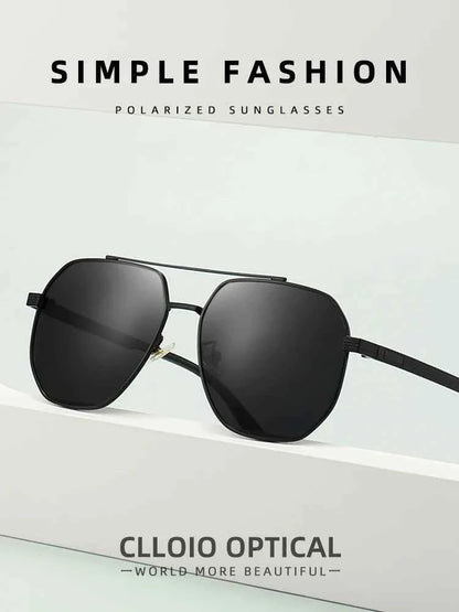 CLLOIO Classic Photochromic Sunglasses Men Women Polarized Driving Shades Sun Glasses Travel Anti-glare Chameleon Glasses