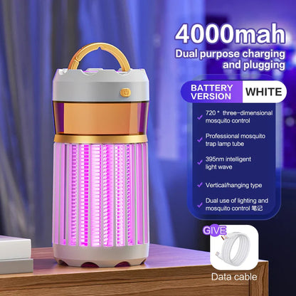 3-in-1 Mosquito Repellent Camping Lamp – Bug Zapper, Night Light & Insect Killer