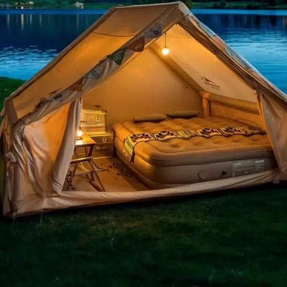Fully Automatic Inflatable Camping Tent – 6.3m, Waterproof Oxford, Electric or Pump Inflation