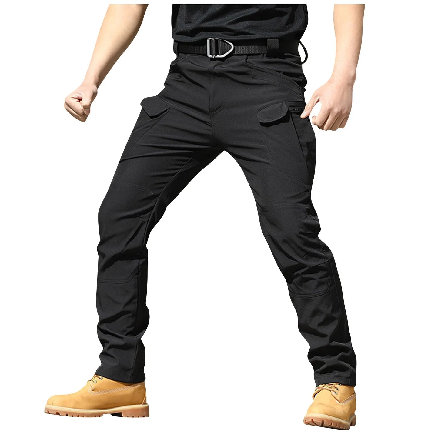 Men's Multi-Pocket Camo Cargo Pants – Tactical Overalls, 8 Colors, M-XXXL