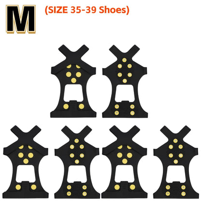 Ice & Snow Traction Cleats – Anti-Slip Crampon Spikes for Boots, Hiking & Winter Sports
