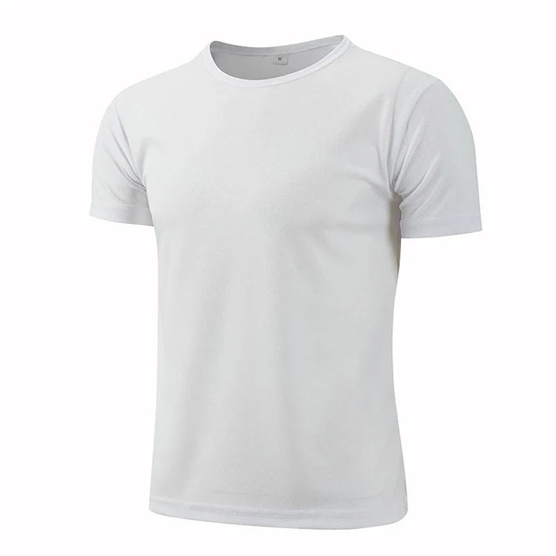 Men Women Short Sleeve Sport T Shirt Gym Jerseys Fitness Shirt Trainer Running T-Shirt  Breathable