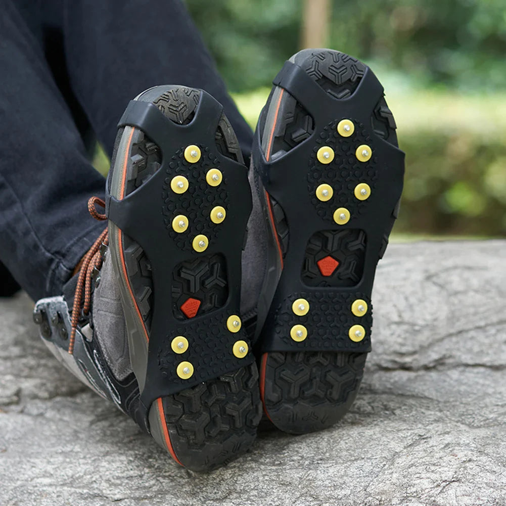 Ice & Snow Traction Cleats – Anti-Slip Crampon Spikes for Boots, Hiking & Winter Sports