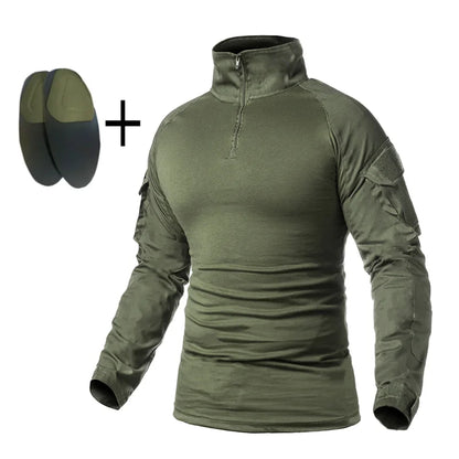 Men's Long Sleeve Camping & Hunting Clothing Set – Shirt & Pants