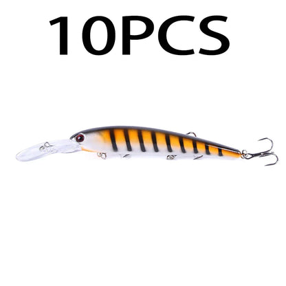 Deep Diving Minnow Wobbler Lure – 16.5cm, 21g, 2.5-4.5m Depth, Bass Pike Perch, 3 Colors