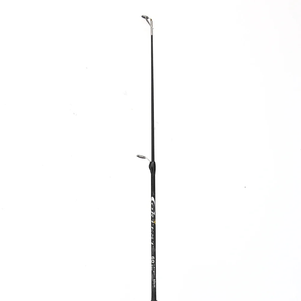Portable Ice Fishing Pole – Carbon + Epoxy Resin, 60/80/100cm, Lightweight Grip