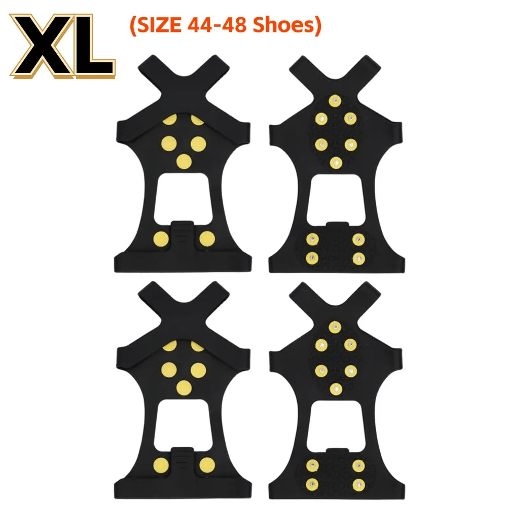 Ice & Snow Traction Cleats – Anti-Slip Crampon Spikes for Boots, Hiking & Winter Sports