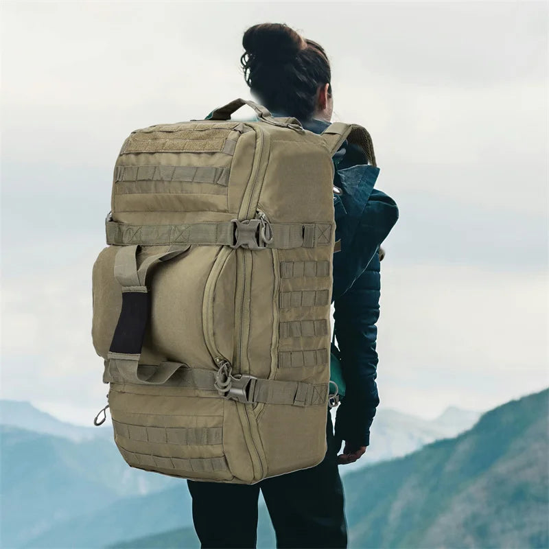 LQARMY Tactical Backpack – 30L 50L 80L Molle Hiking & Camping Duffel Bag