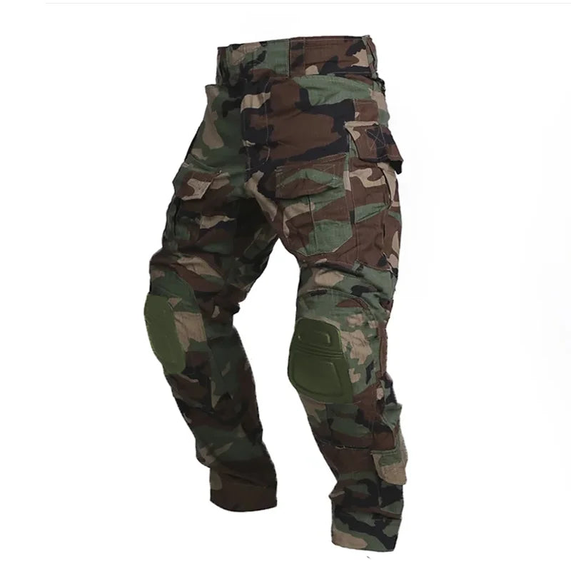 Men's Long Sleeve Camping & Hunting Clothing Set – Shirt & Pants