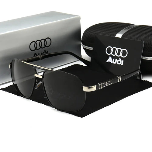 Polarized UV400 Driving Sunglasses for Men & Women — Square Frame, Auto Enthusiast Gift