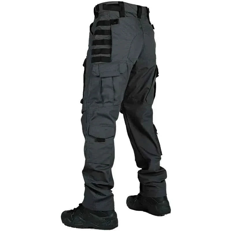 Men's Tactical Cargo Pants – Waterproof Multi-Pocket Outdoor Hiking Trousers