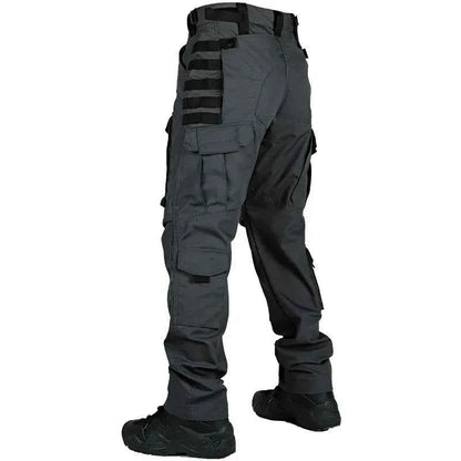 Men's Tactical Cargo Pants – Waterproof Multi-Pocket Outdoor Hiking Trousers