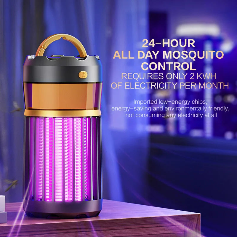 3-in-1 Mosquito Repellent Camping Lamp – Bug Zapper, Night Light & Insect Killer