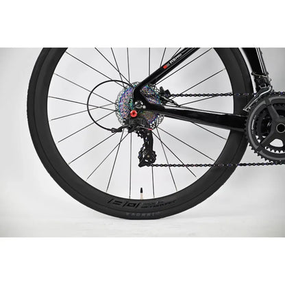 R5pro Carbon Fiber Road Bike 22/24 Speed Racing with Hydraulic Disc Brakes Available in 7 Sizes - 43.5/46/48/50/52/54/56