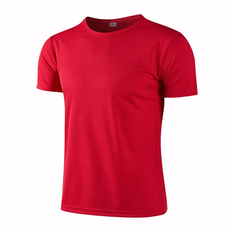 Men Women Short Sleeve Sport T Shirt Gym Jerseys Fitness Shirt Trainer Running T-Shirt  Breathable