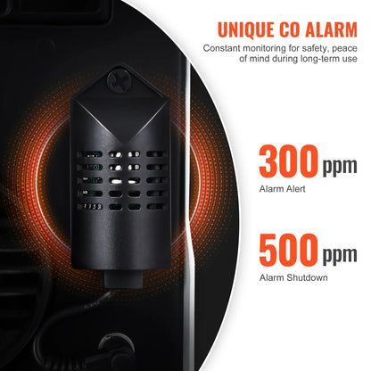 2KW Diesel Air Heater – Remote Control, Bluetooth App, CO Alarm, DC 12-24V