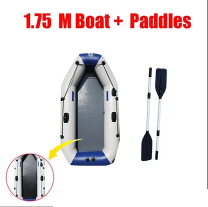 Wear-Resistant Inflatable Fishing Kayak – PVC Rowing Dinghy, 1–5 Persons (175–260cm)